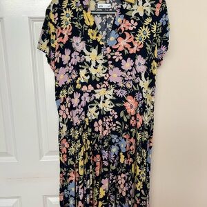 Floral Short Sleeve Dress